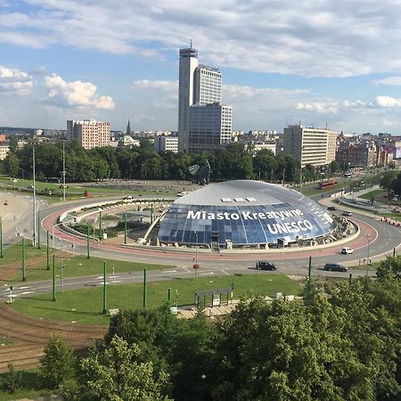 Апартаменты Apartament Panorama Spodek Катовице Экстерьер фото